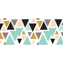 Ambiance Sticker Film Occultant Pour Vitrage<Film Fenêtre Anti Regard Occultant - TRIANGLES SCANDINAVES - Stickers pour Vitres & Porte de Douche - 40x100cm