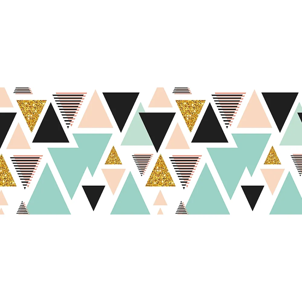 Ambiance Sticker Film Occultant Pour Vitrage<Film Fenêtre Anti Regard Occultant - TRIANGLES SCANDINAVES - Stickers pour Vitres & Porte de Douche - 40x100cm