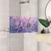 Ambiance Sticker Film Fenêtre Anti Regard Occultant - CHAMP DE LAVANDE - Stickers pour Vitres & Porte de Douche - 40x100cm- Film Occultant Pour Vitrage