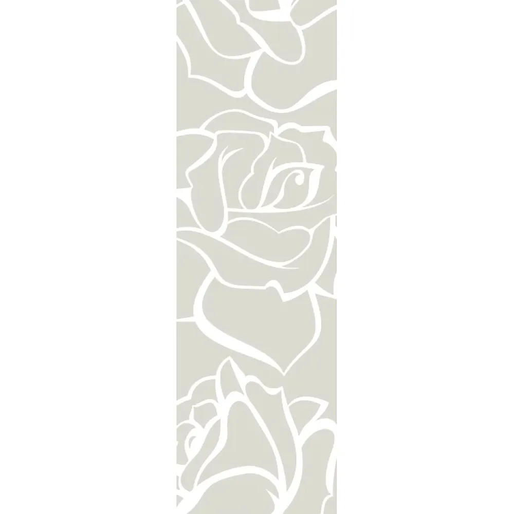Ambiance Sticker Film Occultant Pour Vitrage<Film Fenêtre Anti Regard Occultant - ROSES - Stickers Autocollant Brise-Vue pour Vitre & Porte de Douche - 120x35cm