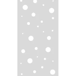 Ambiance Sticker Film Fenêtre Anti Regard Occultant - PETITES BULLES - Stickers Autocollant Brise-Vue pour Vitre & Porte de Douche - 205x105cm- Film Occultant Pour Vitrage