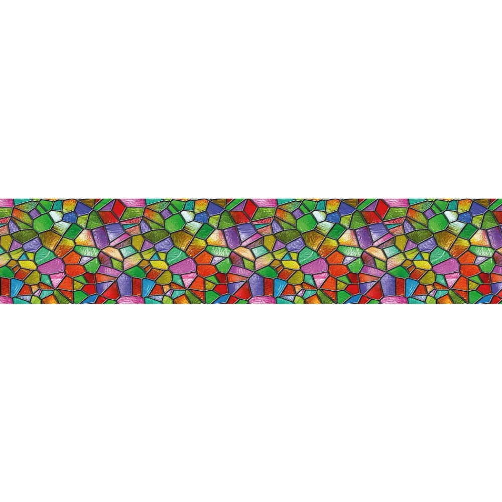 Ambiance Sticker Film Occultant Pour Vitrage<Film Fenêtre Anti Regard Occultant - VITRAIL MULTICOLOR - Stickers pour Vitres & Porte de Douche - 40x200cm