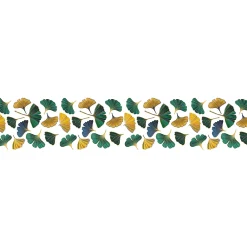 Ambiance Sticker Film Occultant Pour Vitrage<Film Fenêtre Anti Regard Occultant - FEUILLES GINKGO AUTOMNE XL - Stickers pour Vitres & Porte de Douche - 40X200cm