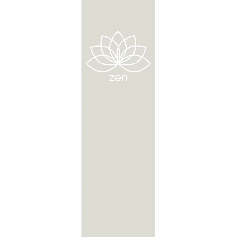 Ambiance Sticker Film Fenêtre Anti Regard Occultant - ZEN FLEUR DE LOTUS - Stickers Autocollant Brise-Vue pour Vitre & Porte de Douche - 120x35cm- Film Occultant Pour Vitrage