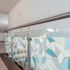 Ambiance Sticker Film Occultant Pour Vitrage<Film Fenêtre Anti Regard Occultant - VITRAIL BLEU XL - Stickers pour Vitres & Porte de Douche - 40x200cm