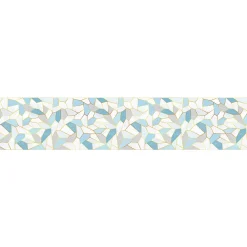 Ambiance Sticker Film Occultant Pour Vitrage<Film Fenêtre Anti Regard Occultant - VITRAIL BLEU XL - Stickers pour Vitres & Porte de Douche - 40x200cm