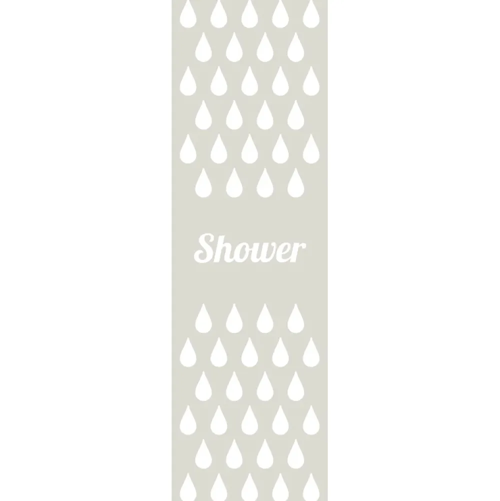 Ambiance Sticker Film Occultant Pour Vitrage<Film Fenêtre Anti Regard Occultant - SHOWER - Stickers Autocollant Brise-Vue pour Vitre & Porte de Douche - 185x55cm