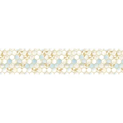Ambiance Sticker Film Occultant Pour Vitrage<Film Fenêtre Anti Regard Occultant - NID D'ABEILLES CHIC XL - Stickers pour Vitres & Porte de Douche - 40X200cm