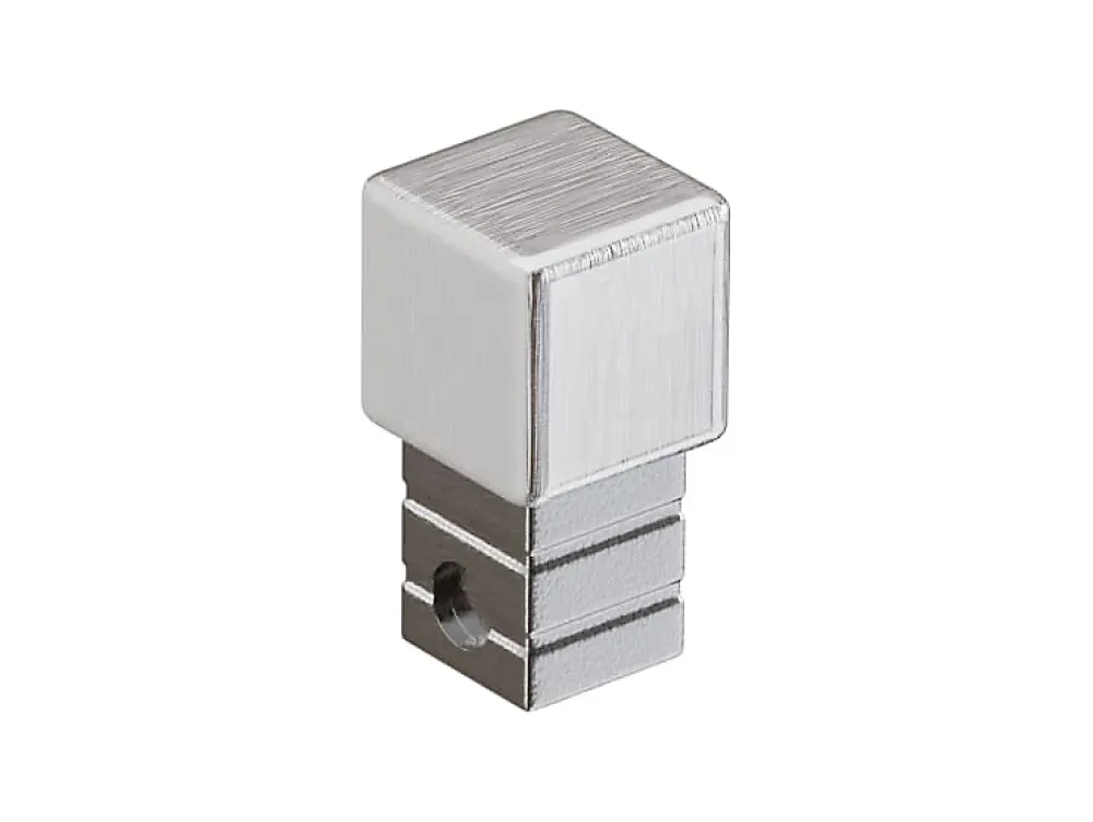 Ilcom Profilé Carrelage<Finition angulaire PQ en acier inoxydable pour profils ArgentSatiné - 12 mm x 12 mm