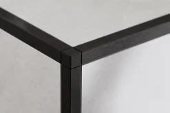 Ilcom Finition angulaire PQ en acier inoxydable pour profils Noir satiné - 10 mm x 10 mm- Profilé Carrelage