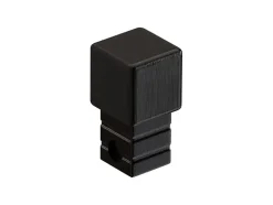 Ilcom Finition angulaire PQ en acier inoxydable pour profils Noir satiné - 0,8 mm x 0,8 mm- Profilé Carrelage