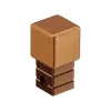 Ilcom Profilé Carrelage<Finition angulaire PQ en acier inoxydable pour profils Cuivre satiné - 12 mm x 12 mm