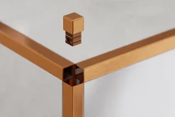 Ilcom Profilé Carrelage<Finition angulaire PQ en acier inoxydable pour profils Cuivre satiné - 12 mm x 12 mm