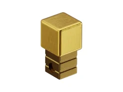 Ilcom Profilé Carrelage<Finition angulaire PQ en acier inoxydable pour profils Or satiné - 0,8 mm x 0,8 mm