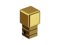 Ilcom Profilé Carrelage<Finition angulaire PQ en acier inoxydable pour profils Or poli - 10 mm x 10 mm
