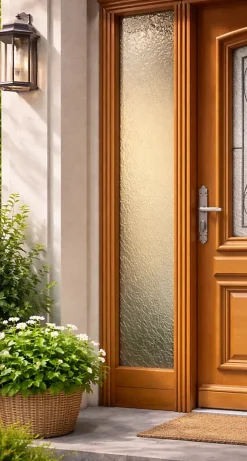 Gd Menuiseries Fixe Lateral Bois Exo H215 X L40 Côte Tableau- Fenêtre Bois