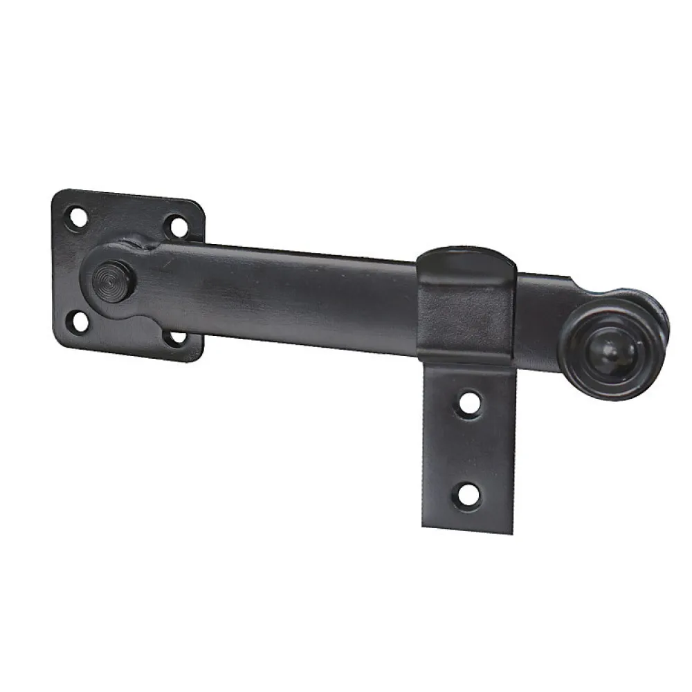 Torbel Fléau de Persienne, avec Support, Aluminium, Noir, Longueur 160, pour Volet Battant- Volet Battant