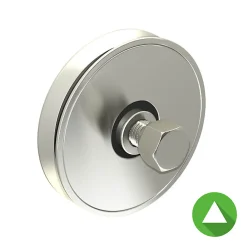 Slid’Up By Mantion Accesoire Pour Volet<Galet 140 mm à gorge en V 21 mm - 250 kg