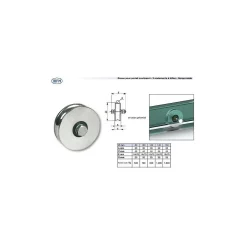 Ibfm Accesoire Pour Volet<Galet 2 roulements gorge ronde - 14 900