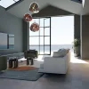 Samklic GAMME PRO - DALLE CLIPSABLE TRÈS HAUTE RÉSISTANCE AVEC SOUS-COUCHE INTEGREE. CIMENT TAUPE-Pack T3 (44m²)- Dalle Et Lame Pvc