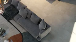 Samklic GAMME PRO - DALLE CLIPSABLE TRÈS HAUTE RÉSISTANCE AVEC SOUS-COUCHE INTEGREE. CIMENT BEIGE-Pack T3 (44m²)- Dalle Et Lame Pvc