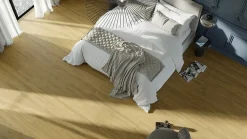 Samklic GAMME PRO - LAME CLIPSABLE TRÈS HAUTE RÉSISTANCE AVEC SOUS-COUCHE INTEGREE. CHENE BEIGE - Colis individuel (2,64m²)- Dalle Et Lame Pvc