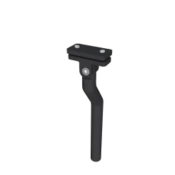 AICA Sanitaire Garde-corps - Aluminium Noir - 100cm - Avec 5 traverses et 1 main courante - Pour intérieur et extérieur - Fixation latérale- Accessoire D'Escalier
