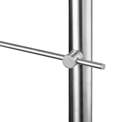 AICA Sanitaire Accessoire D'Escalier<Garde-corps 100cm avec main courante, en acier inoxydable 201, pour intérieur et extérieur, garde-corps avec 5 traverses