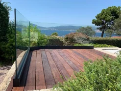 Sbalu Garde-Corps, Balustrade<Garde-corps en verre SB360 réglable sur mesure - Thermolaqué 7016