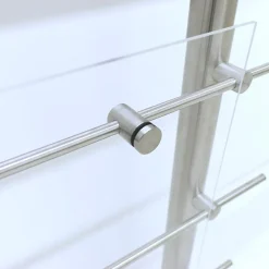 Kordo Garde-Corps, Balustrade<Garde-corps inox main courante bois gris pose latérale, Inoca