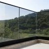 Verrea Garde-Corps, Balustrade<Garde-corps vitré en aluminium , Intérieur et Extérieur , Noir RAL 9005 FT , Vitrage feuilleté 88-2 , Fabrication française