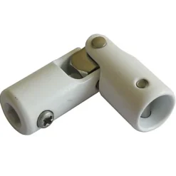 Afbat Genouillère ø 12 mm + ø 12 mm laqué blanc- Accesoire Pour Volet