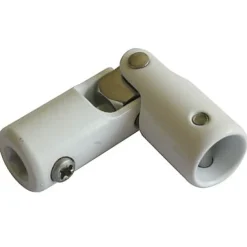 Afbat Genouillère 6 pans 7 mm + ø 12 mm blanc- Accesoire Pour Volet