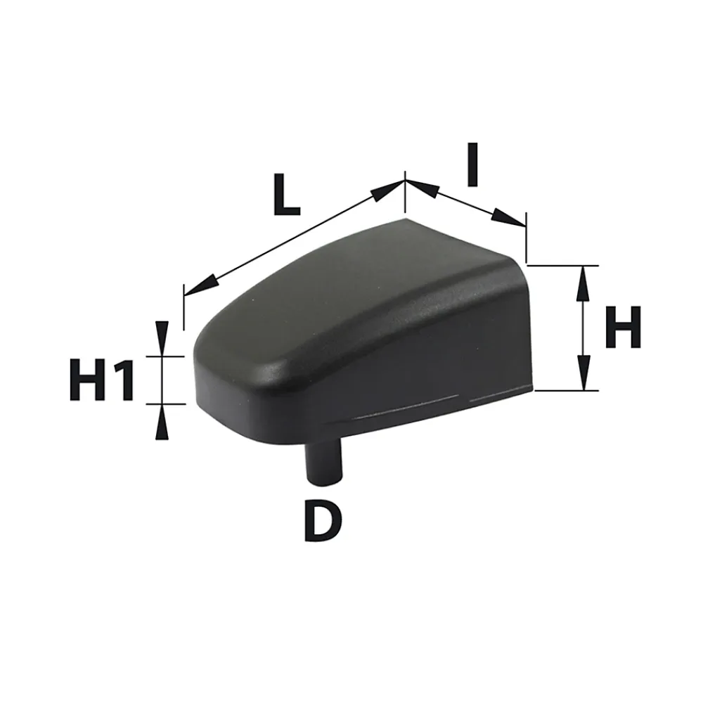 Afbat - Tb Industrie Sas Volet Battant<Gond acier à visser pour portail avec cache composite noir Afbat
