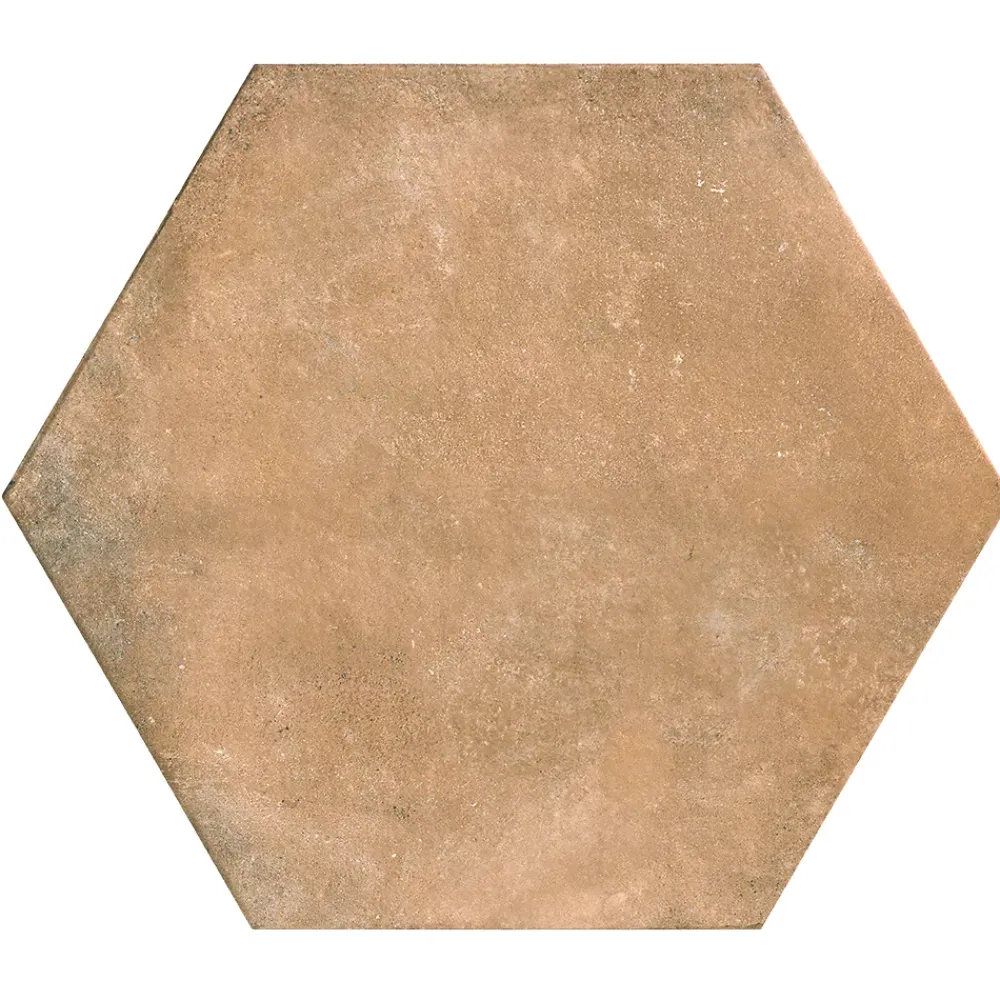Lux Mosaic Grès Cérame Premium Format 56x48,5 Intérieur/Extérieur Parma Terra Hexagonal Effet Terre Cuite- Carrelage Extérieur Et Terrasse