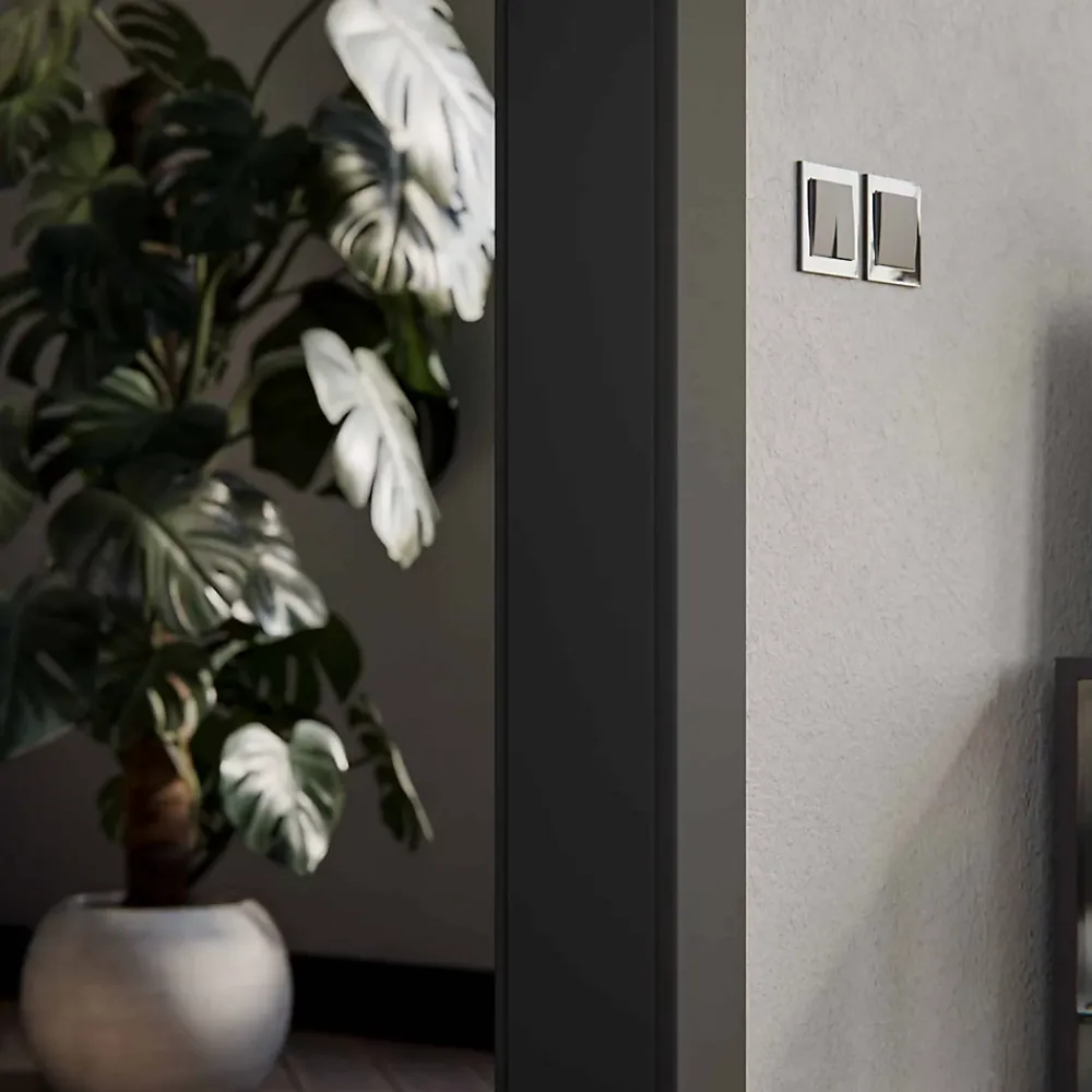 Coulicool Bloc Porte<Habillage de Cloison 1 m - Noir
