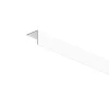 GoodHome Accessoire Pour Fenêtre<Habillage en L pour fenêtre et porte fenêtre alu blanc 35 x 35 mm