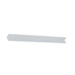 GoodHome Habillage pour fenêtre et baie coulissante alu blanc 35 x 35 mm- Accessoire Pour Fenêtre