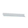 GoodHome Habillage pour fenêtre et baie coulissante alu blanc 60 x 30 mm- Accessoire Pour Fenêtre