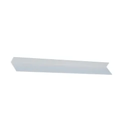 GoodHome Habillage pour fenêtre et baie coulissante alu blanc 60 x 30 mm- Accessoire Pour Fenêtre