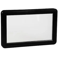 G.C.N.V Protecta Accessoire Pour Porte De Garage<Hublot pour porte de garage rectangulaire en PVC noir l.34,2 x H.21 cm