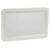 G.C.N.V Protecta Hublot pour porte de garage rectangulaire en PVC blanc l.34,2 x H.21 cm- Accessoire Pour Porte De Garage