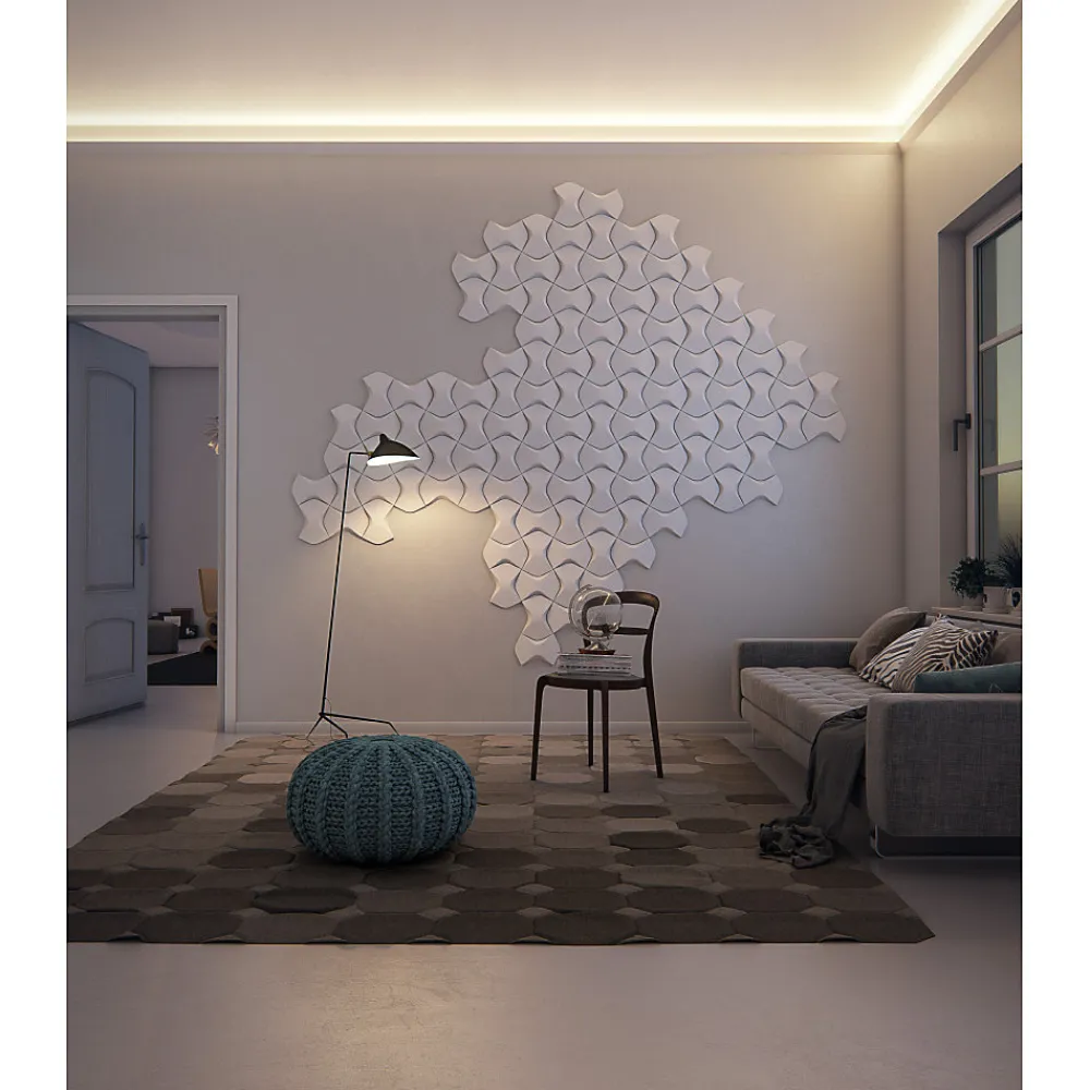 Noel & Marquet Moulure Et Rosace De Plafond<IL4 WALLSTYL Moulures de plafond Polystyrène HD Noël & Marquet 60 x 36 x 2000 - 1 pièce