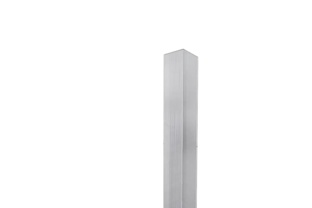 Ilcom Profilé décoratif Li Angle intérieur en acier inoxydable Argent satiné - 20 mm x 2700 mm x 0,65 ep.- Profilé Carrelage