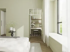 Vente-unique Imposte atelier en aluminium thermolaqué - L83 x H40 cm - Blanc - BAYVIEW- Verrière