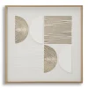 Mauro Ferretti Impression sur toile avec cadre 60x3x60 cm- Panneau Tasseau Bois