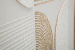 Mauro Ferretti Impression sur toile avec cadre 60x3x60 cm- Panneau Tasseau Bois
