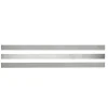 GoodHome Insert inox adhésif 410 x 20 mm- Accessoire Pour Porte De Garage
