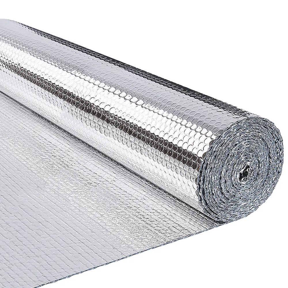 Vounot Accessoire Pour Fenêtre<Isolant thermique a bulle double couche aluminium radiateur reflecteur 1.22x10m