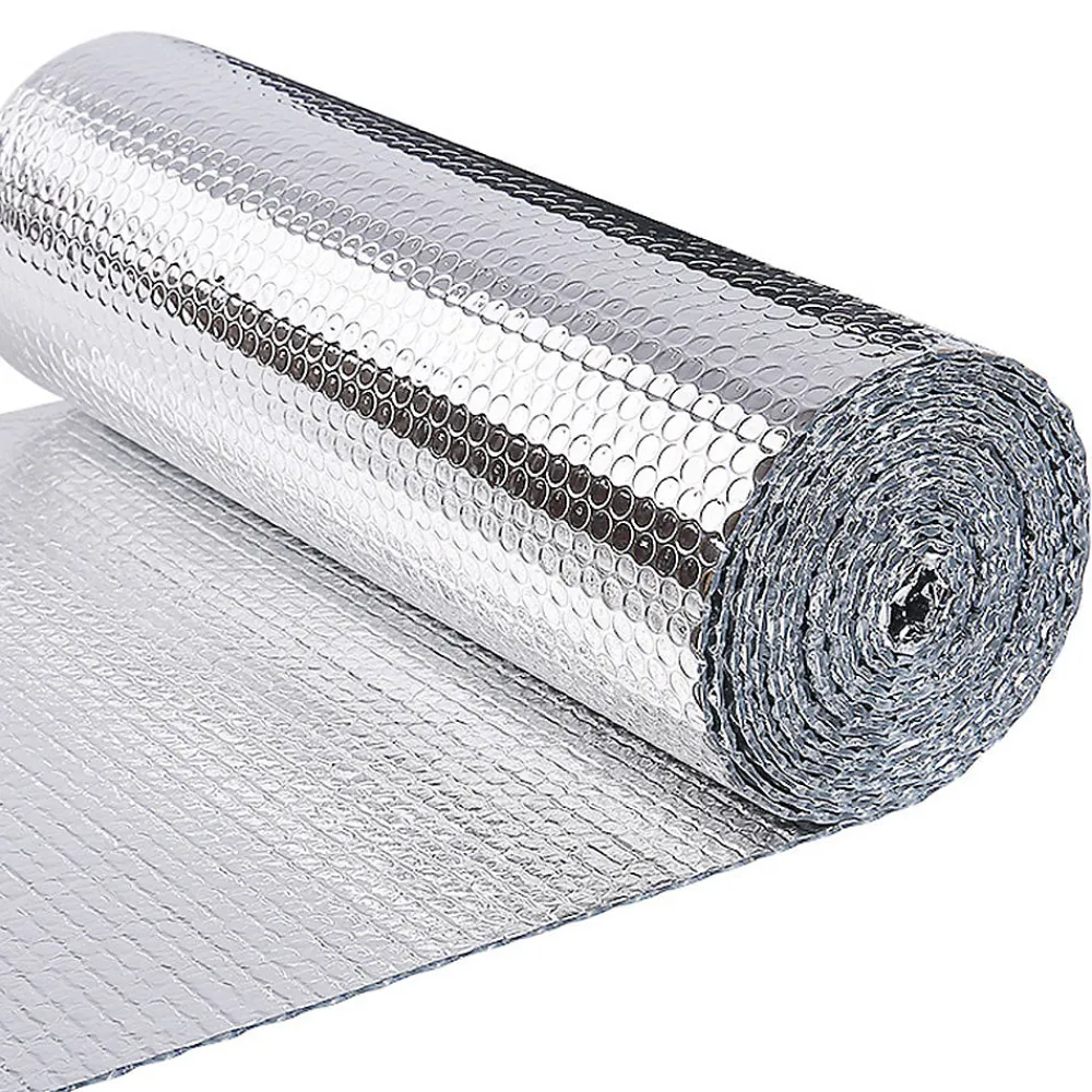 Vounot Isolant thermique a bulle double couche aluminium radiateur reflecteur 0.6x10m- Accessoire Pour Fenêtre